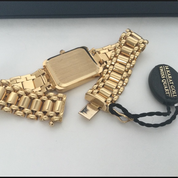 NEW 14k MICHAEL ANTHONY GOLD WATCH - Picture 3 of 10